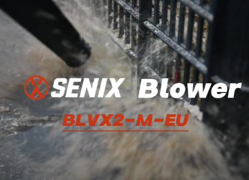 He Senix X2 Blower is here to make your life easier!